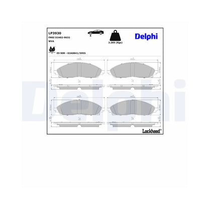Placute Frana Delphi pentru Jeep Grand Cherokee - LP3930