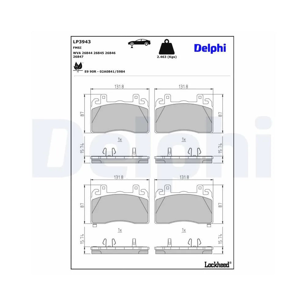 Placute Frana Delphi - LP3943
