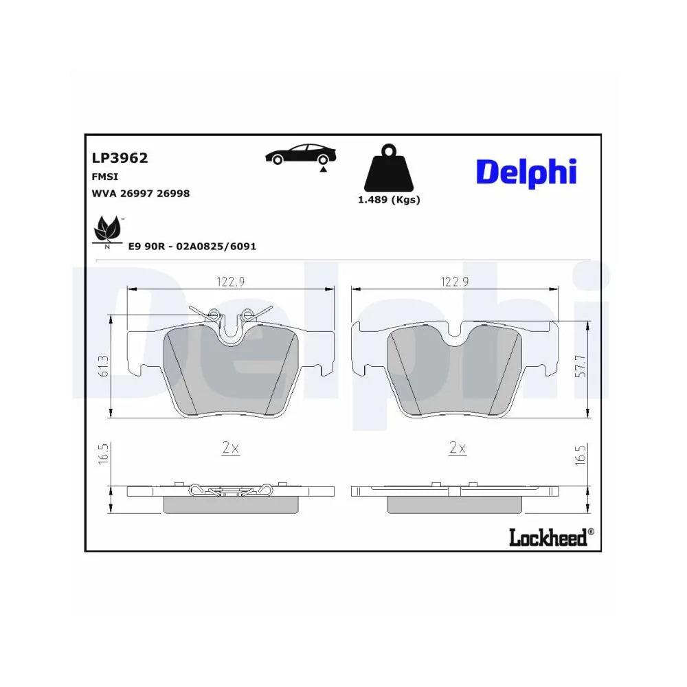 Placute Frana Delphi - LP3962