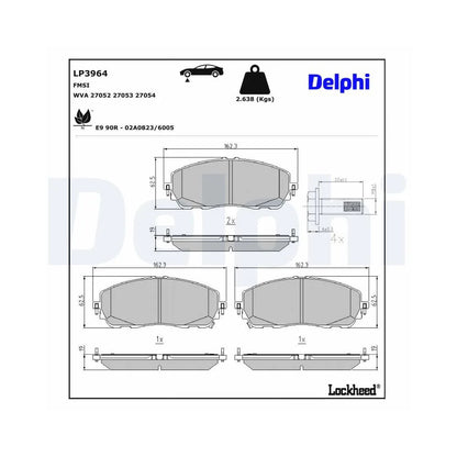 Placute Frana Delphi - LP3964