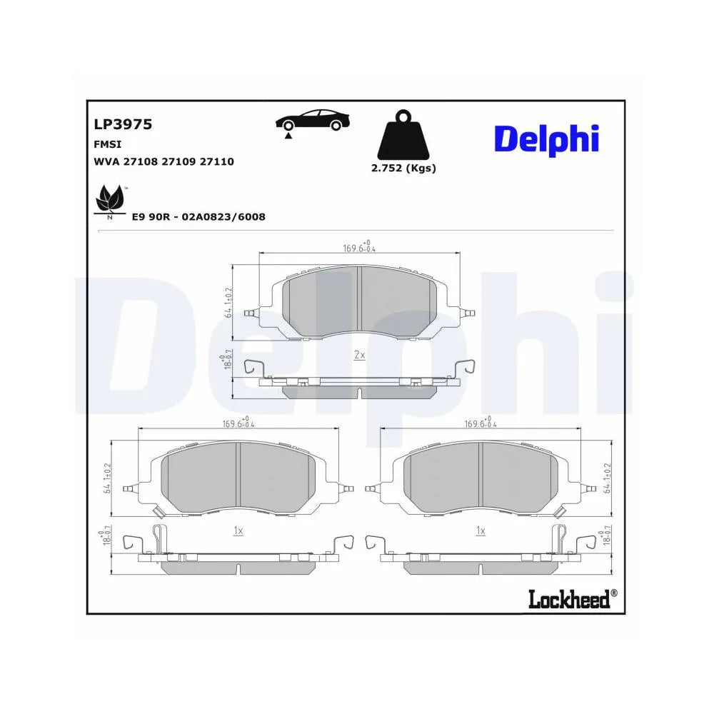 Placute Frana Delphi - LP3975