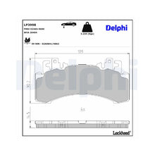 Placute Frana Delphi - LP3998