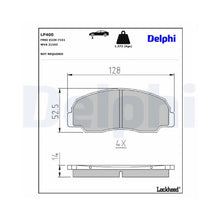 Placute Frana Delphi - LP400