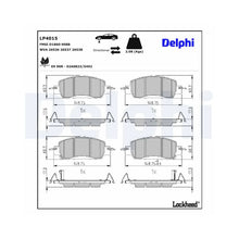 Placute Frana Delphi - LP4015