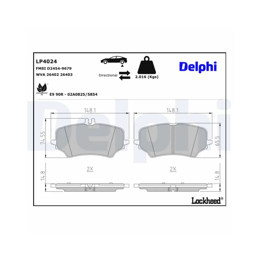 Placute Frana Delphi - LP4024