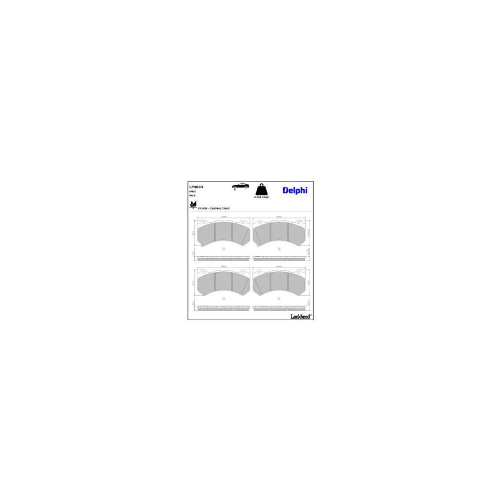Placute Frana Delphi - LP4044