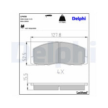 Placute Frana Delphi pentru Mitsubishi Colt/Cordia/Galant/Lancer F/Lancer - LP458