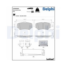 Placute Frana Delphi - LP5056EV