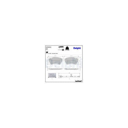 Placute Frana Delphi - LP5065EV