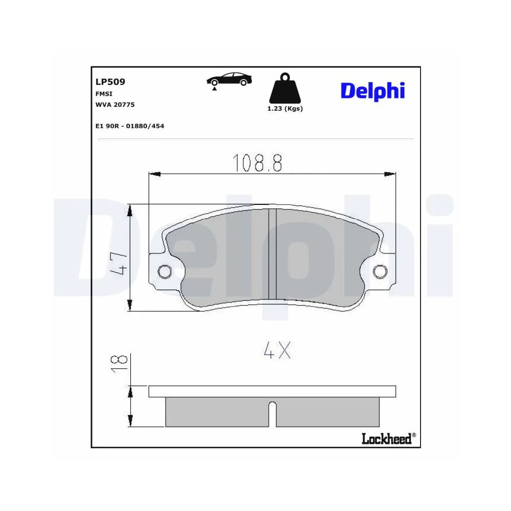 Placute Frana Delphi - LP509