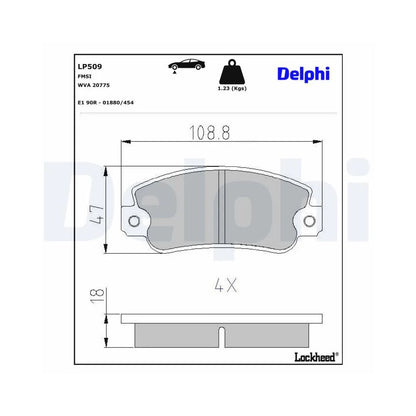Placute Frana Delphi - LP509