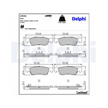 Placute Frana Delphi pentru Isuzu Piazza/Trooper - LP636
