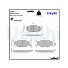 Placute Frana Delphi - LP891