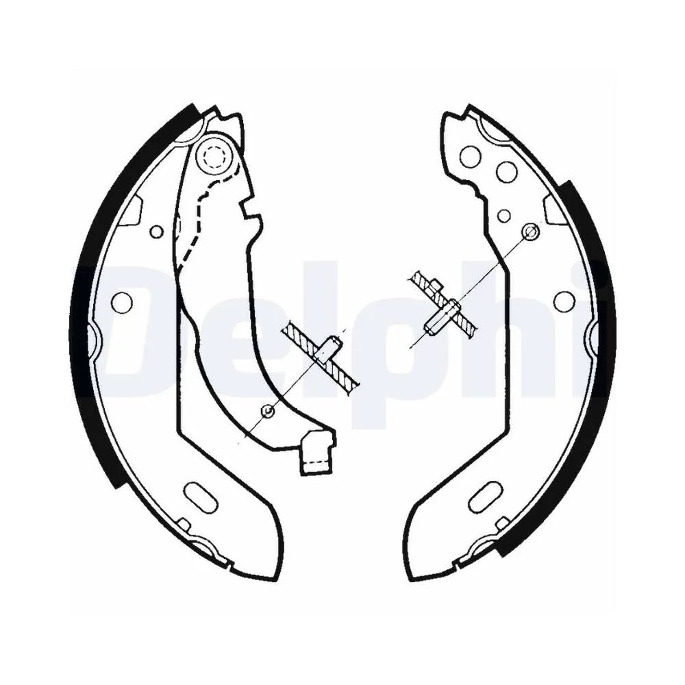 Tamburi Frana Delphi pentru Citroen Xsara/Xsara Caseta/Xsara Cupe/Zx/Zx Caseta, Peugeot 205 Caseta/205 - LS1329