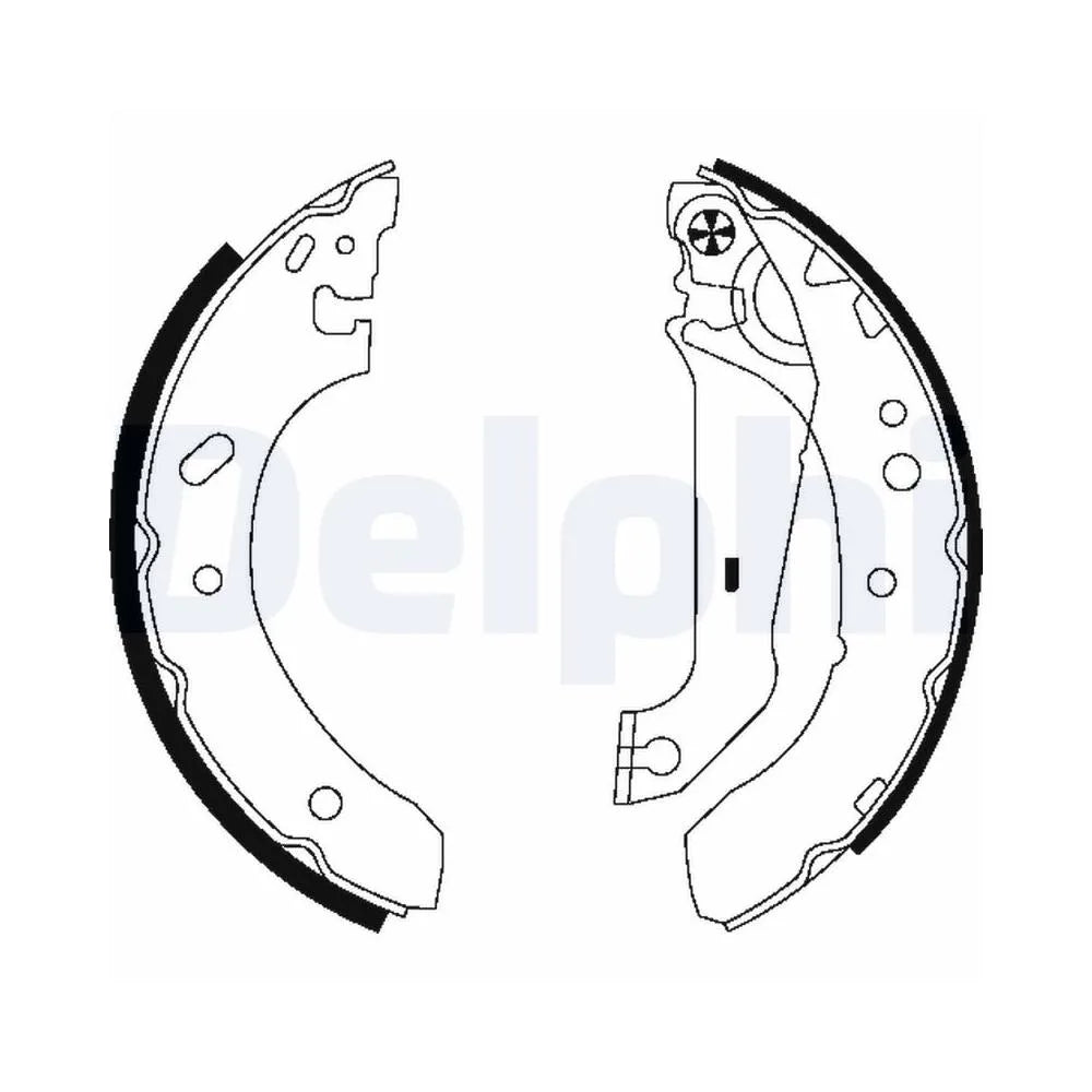 Tamburi Frana Delphi pentru Ford Courier Pick Up/Escort Classic/Escort/Fiesta - LS1783
