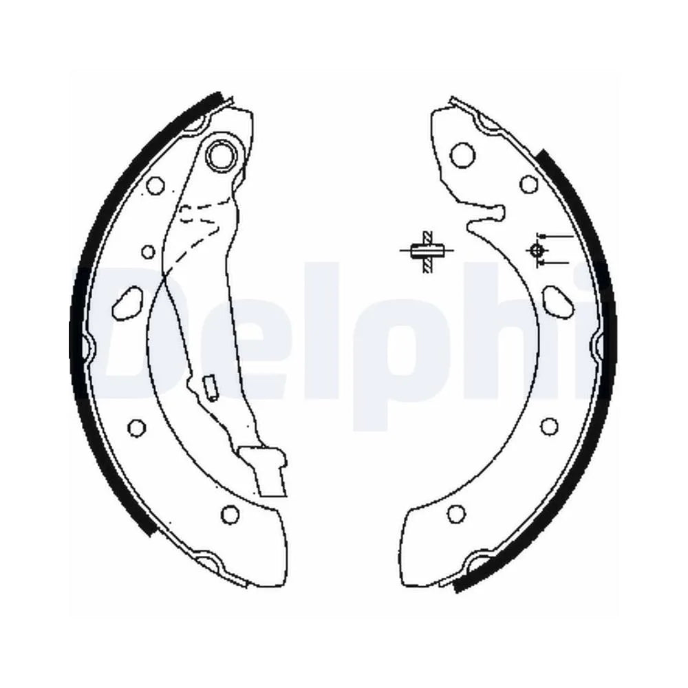 Tamburi Frana Delphi pentru Toyota Avensis/Avensis Liftback - LS1843