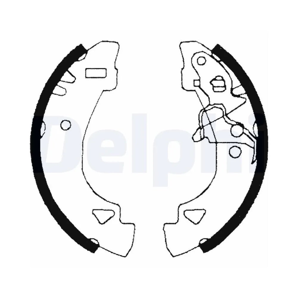 Tamburi Frana Delphi pentru Autobianchi Y10, Fiat Panda/Panda Caseta/Uno - LS1860