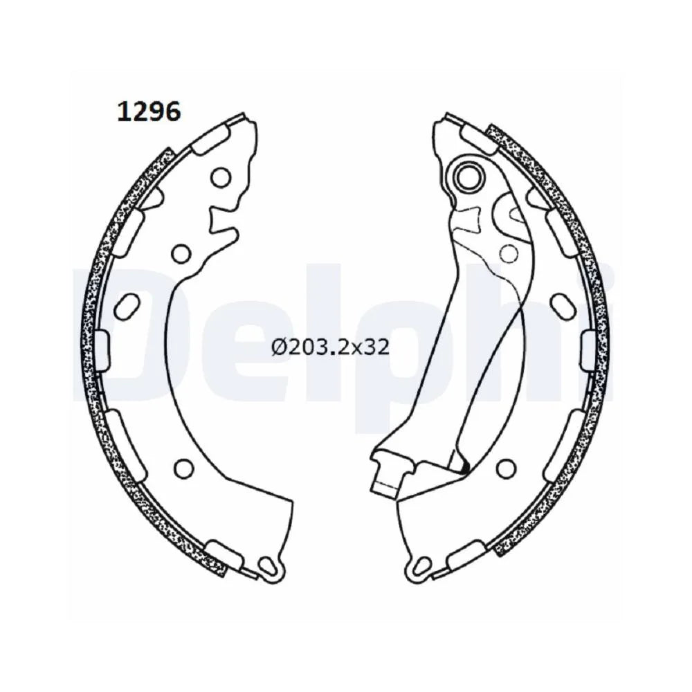 Tamburi Frana Delphi pentru Hyundai Elantra - LS2180