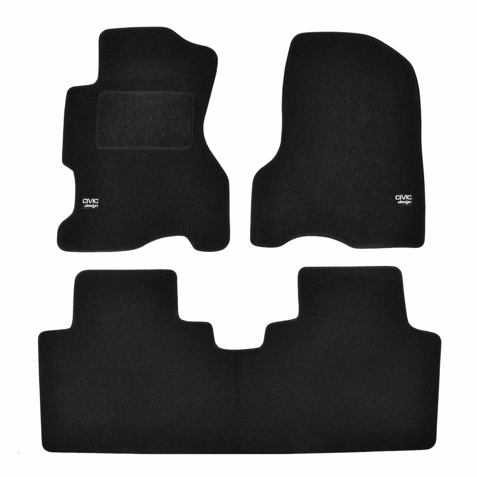 Covorase din velur cu logo, Honda Civic, 2000-2005