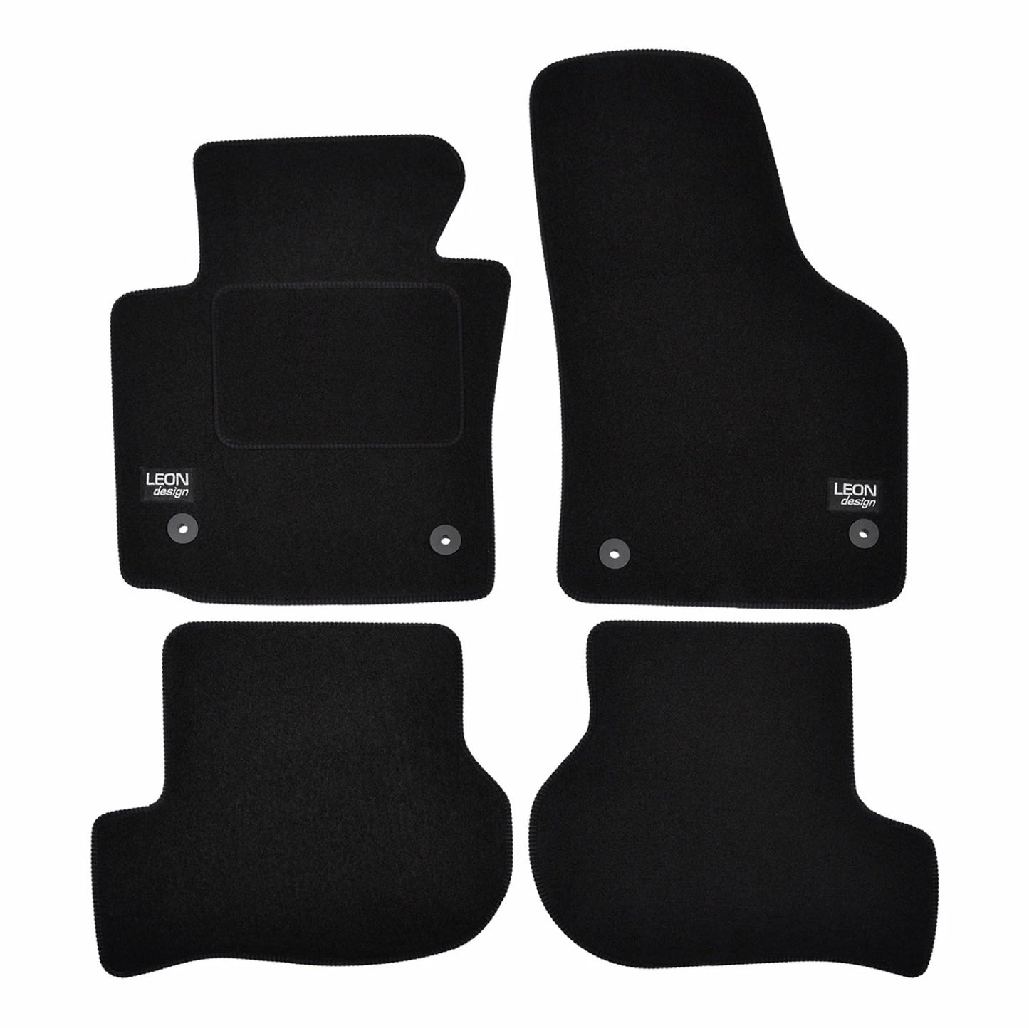 Covorase din velur cu logo, Seat Leon, 2005-2012
