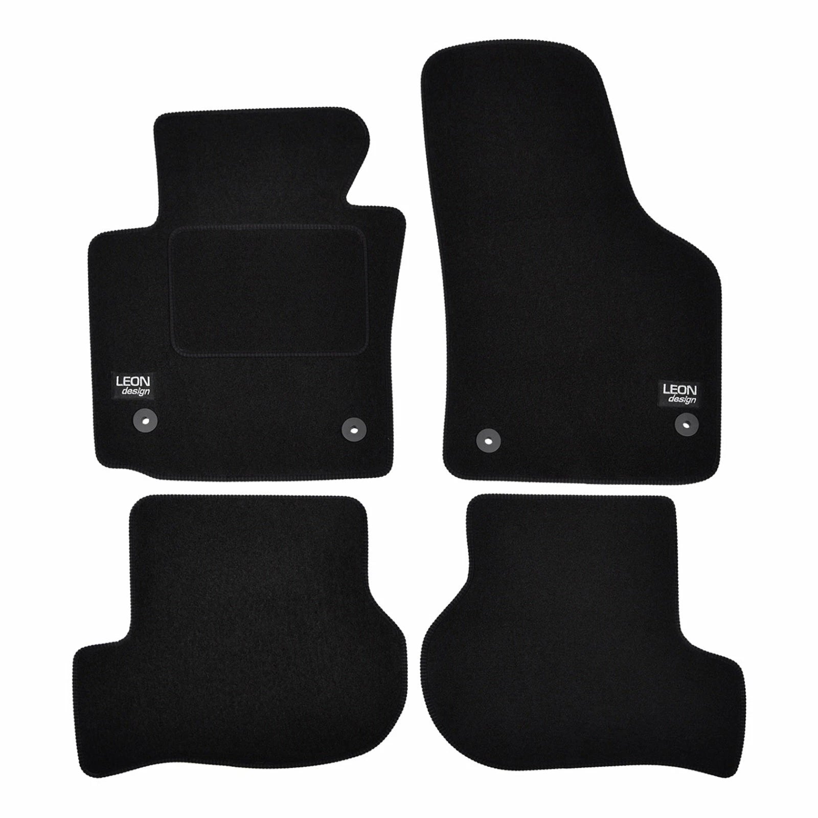Covorase din velur cu logo, Seat Leon, 2005-2012
