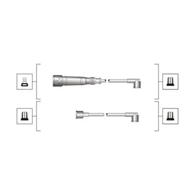 Set Cablaj Aprinder MAG pentru Seat Cordoba, Vw Golf Iii - MSQ0026