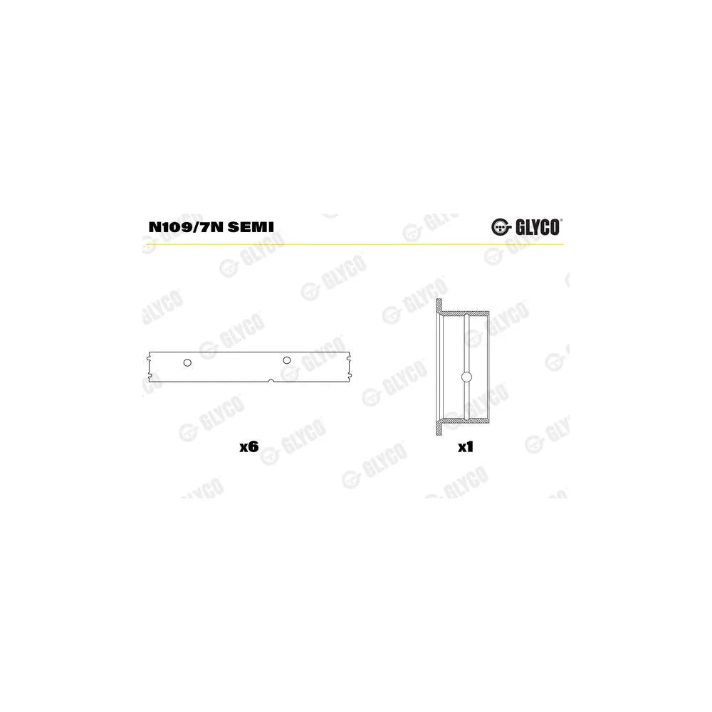 Bucse Glyco - N109/7N SEMI