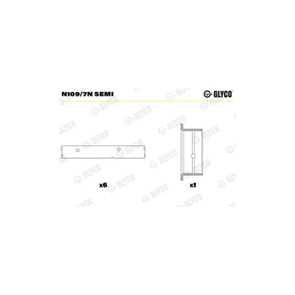 Bucse Glyco - N109/7N SEMI