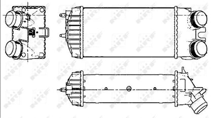 Intercooler, Compresor NRF pentru Citroen Berlingo, Peugeot Partner - NRF30278