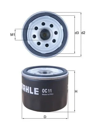 Filtru Ulei KNECHT 0.26 kg - OC11
