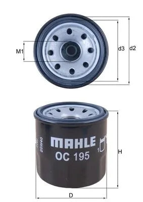 Filtru Ulei Knecht 62 mm 0.01 kg - OC 195