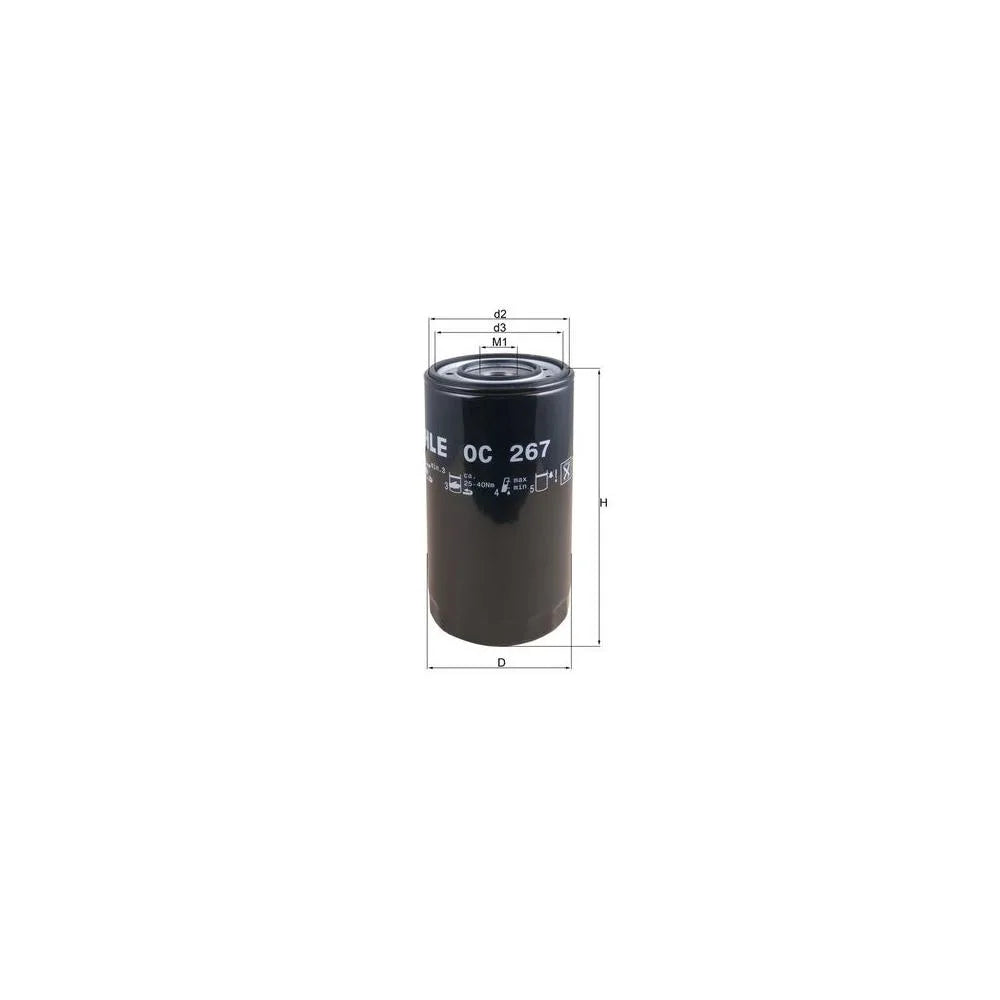 Filtru Ulei Knecht 2.5 bar - OC 267