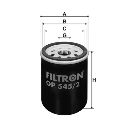 Filtru Ulei FILTRON pentru Alfa Romeo Mito, Fiat - OP 545/2