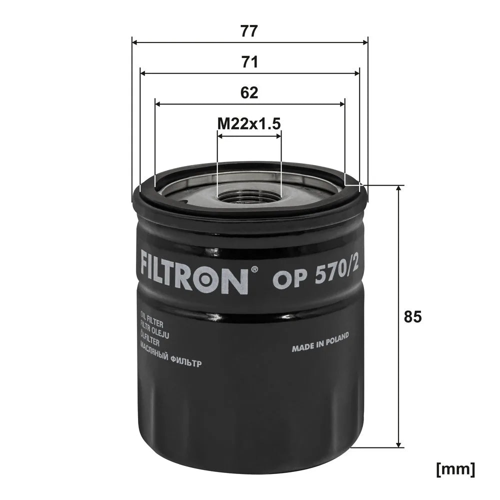 Filtru Ulei FILTRON 0.29 kg - OP 570/2