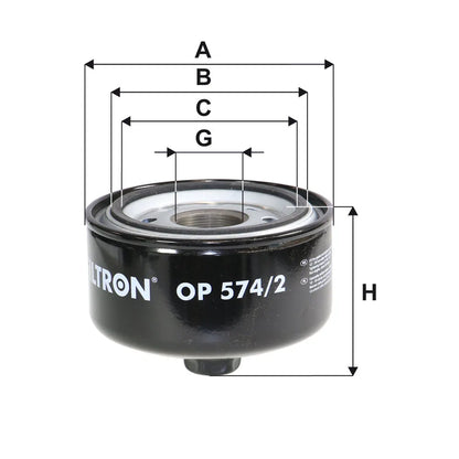 Filtru Ulei FILTRON pentru Vw Lt - OP 574/2