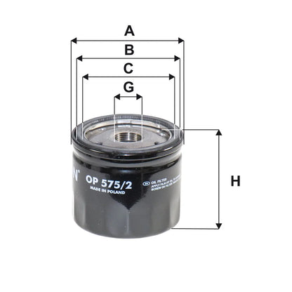 Filtru Ulei FILTRON 0.25 kg - OP 575/2
