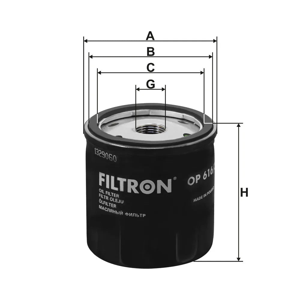 Filtru Ulei FILTRON pentru Cupra Ateca - OP 616/3