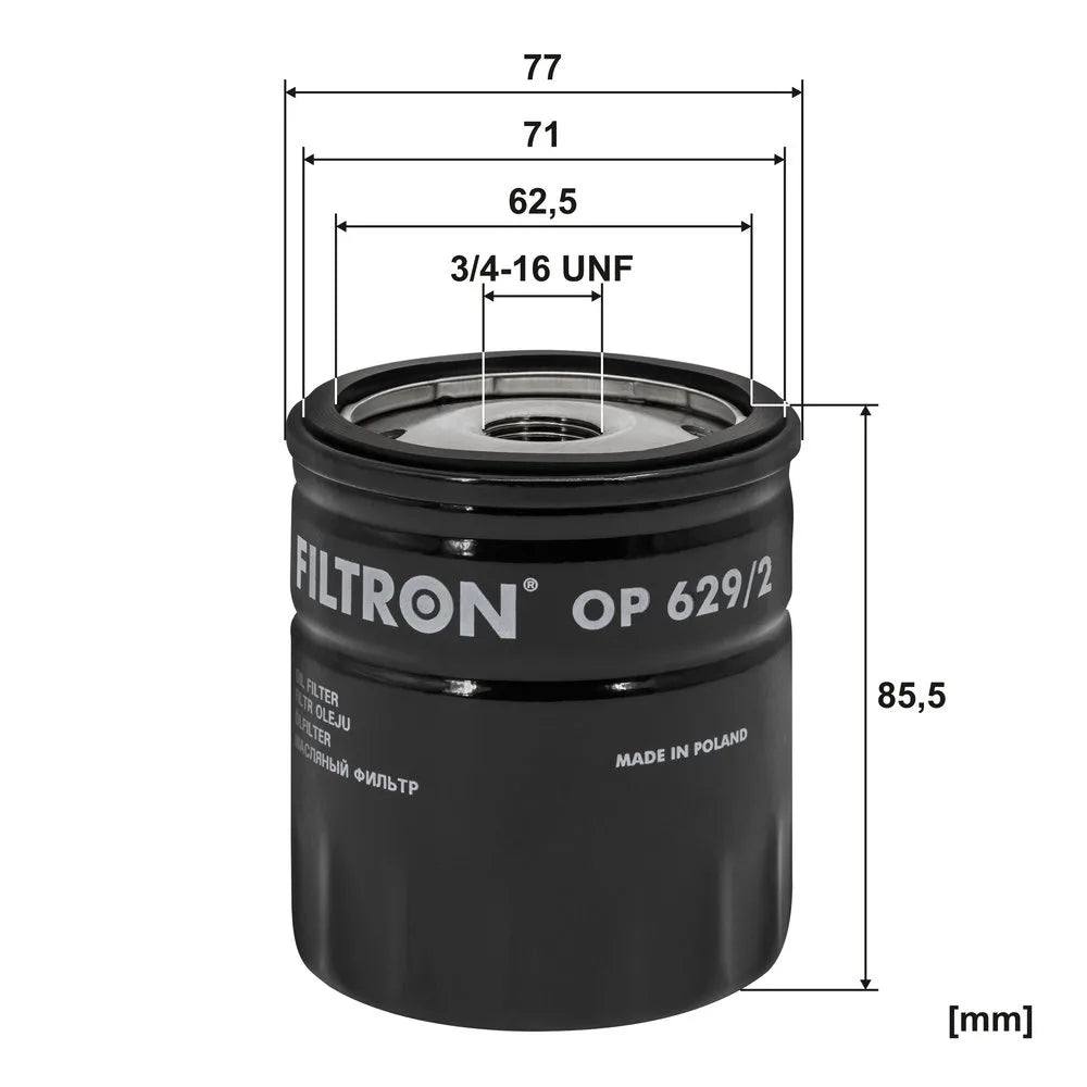Filtru Ulei FILTRON pentru Ford B-Max - OP 629/2