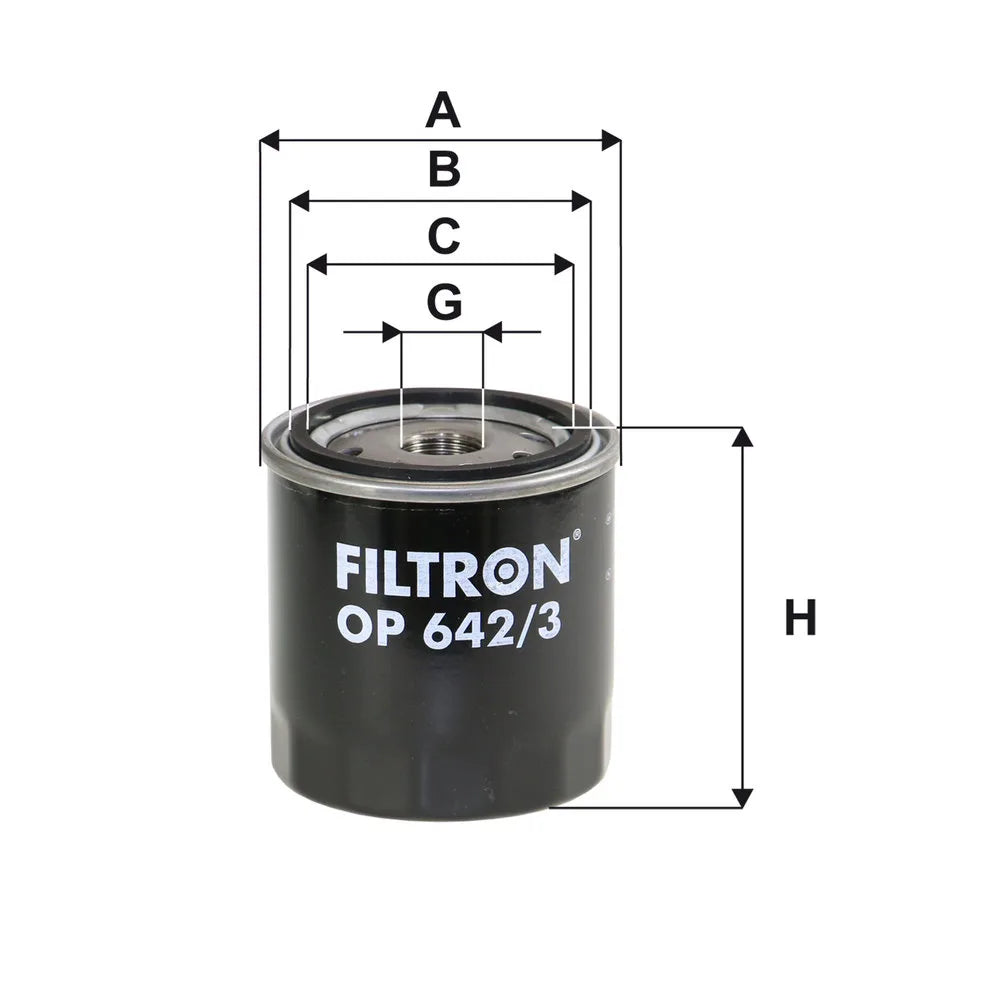 Filtru Ulei FILTRON pentru Infiniti Ex, Renault Grand Scenic Iii - OP 642/3
