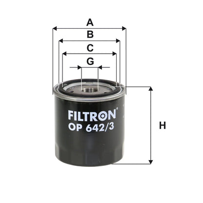 Filtru Ulei FILTRON pentru Infiniti Ex, Renault Grand Scenic Iii - OP 642/3