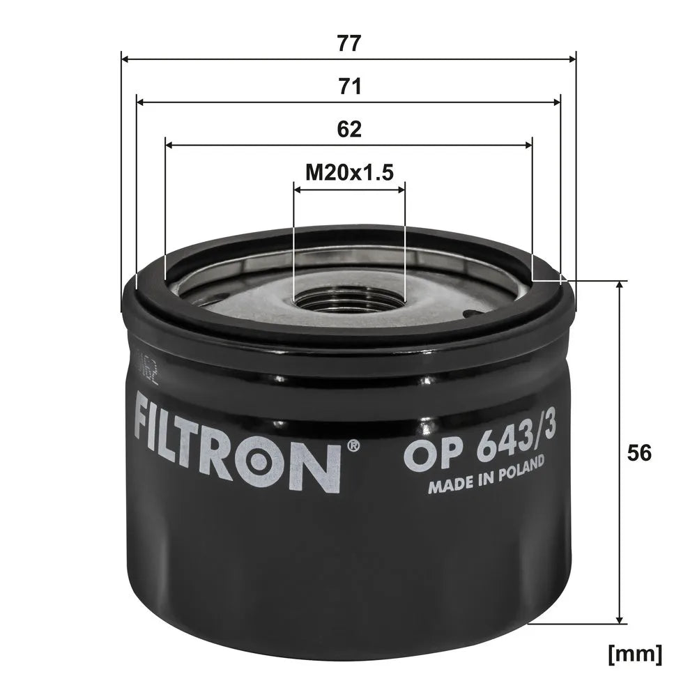 Filtru Ulei FILTRON 0.23 kg - OP 643/3