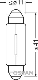 Becuri OSRAM 0.01 kg - OSR6411-2BL