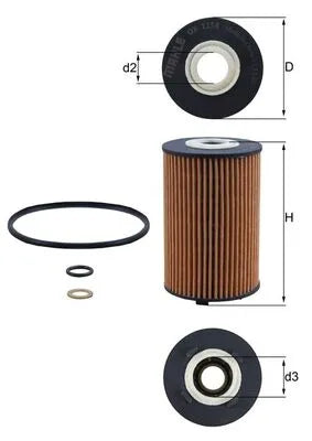 Filtru Ulei Knecht pentru Ssangyong Korando, Ssangyong Actyon Ii - OX1158D