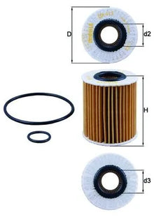 Filtru Ulei Knecht 0.08 kg - OX 413D1