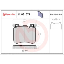 Placute Frana Brembo - P06077