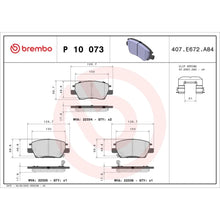 Placute Frana Brembo - P 10 073
