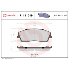 Placute Frana Brembo - P 11 019