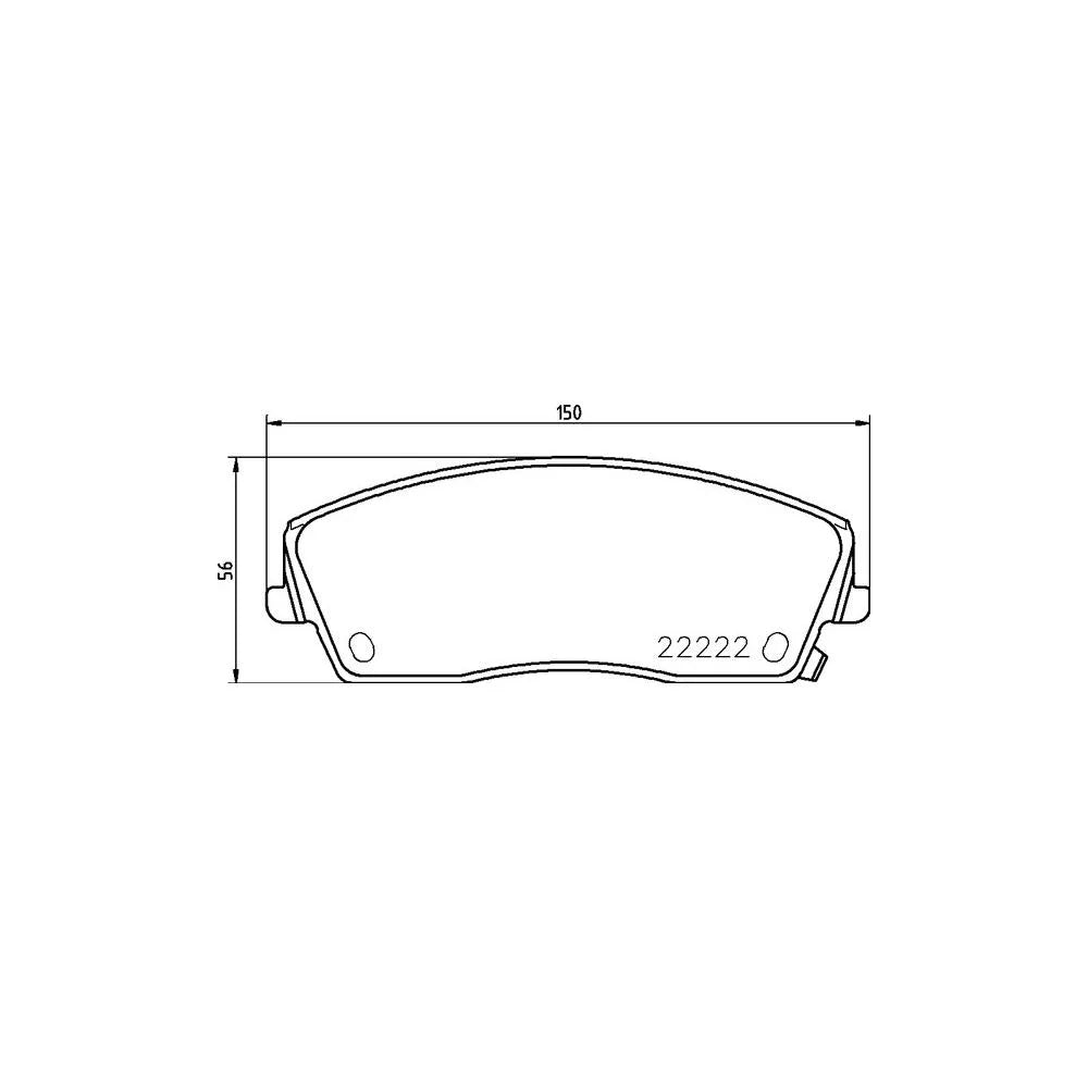 Placute Frana Brembo - P 11 041