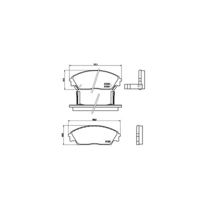 Placute Frana Brembo - P 28 016