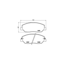 Placute Frana Brembo - P 30 036
